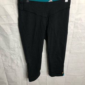 Lucy Powermax Crop Activewear Leggings Size XS Black Cropped Womens Yoga Pants